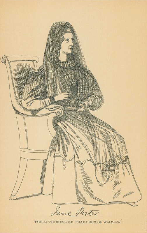 Miss Jane Porter av Daniel Maclise