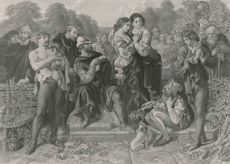 Orlando och brottaren, som du vill av Daniel Maclise