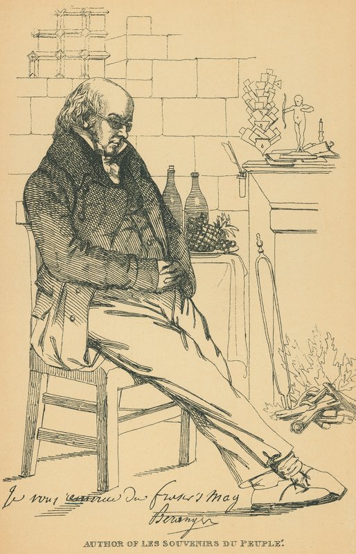 Pierre-Jean de Beranger av Daniel Maclise