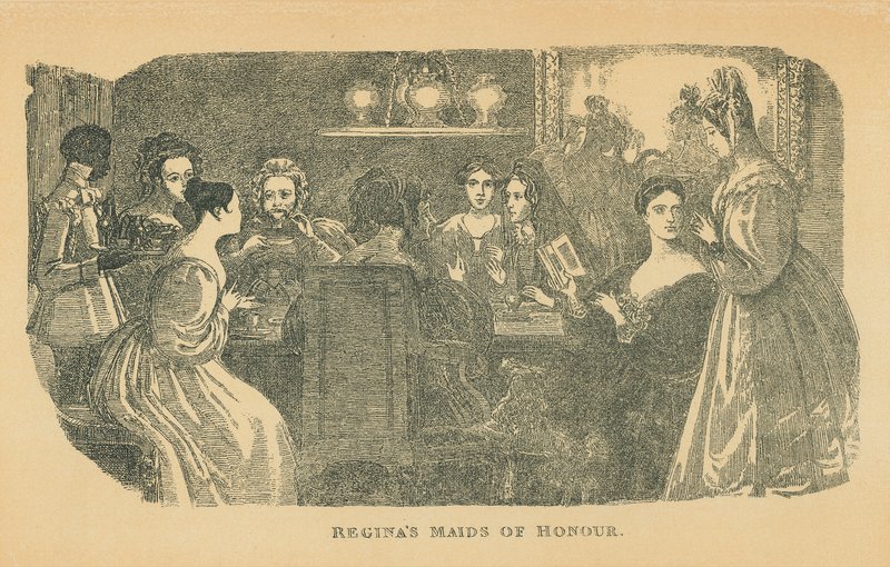 Reginas hedersjungfrur av Daniel Maclise