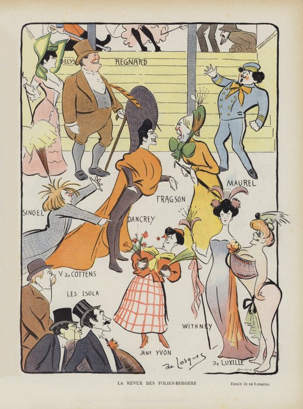 Illustration för Le Rire av Daniel de Losques