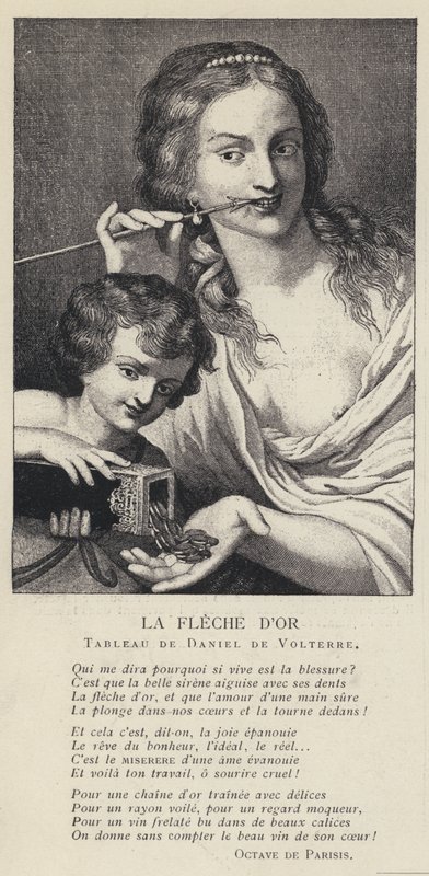 Den gyllene pilen (litografi) av Daniele da  Volterra