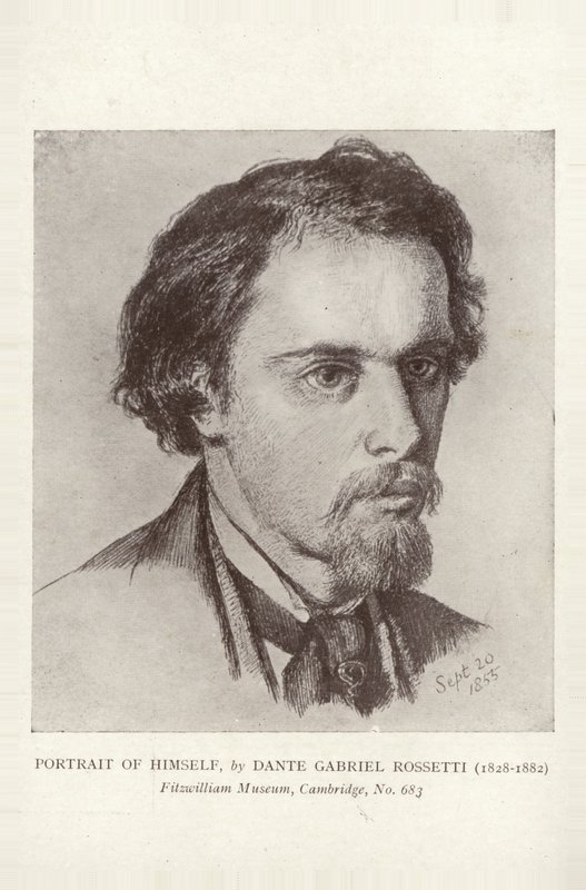 Dante Gabriel Rossetti, engelsk målare, illustratör och poet av Dante Gabriel Charles Rossetti
