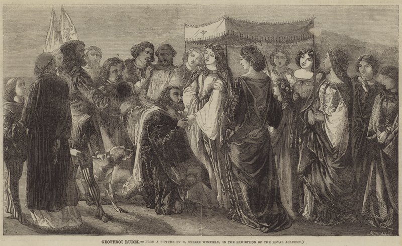 Geoffroi Rudel av David Wilkie