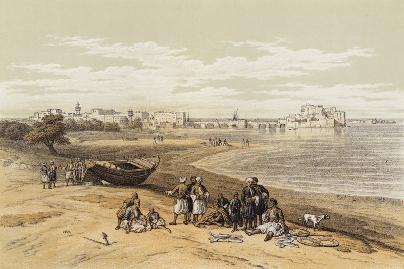 Sidon (färg litho) av David (after) Roberts