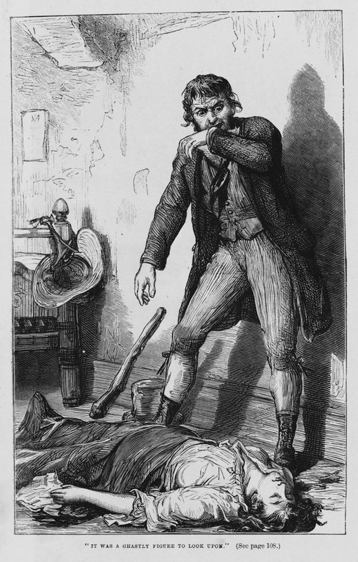 Illustration för Oliver Twist av Charles Dickens (gravyr) av David Henry Friston