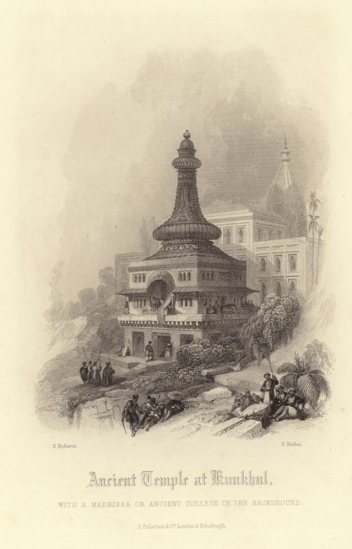 Forntida tempel i Kunkhul av David Roberts