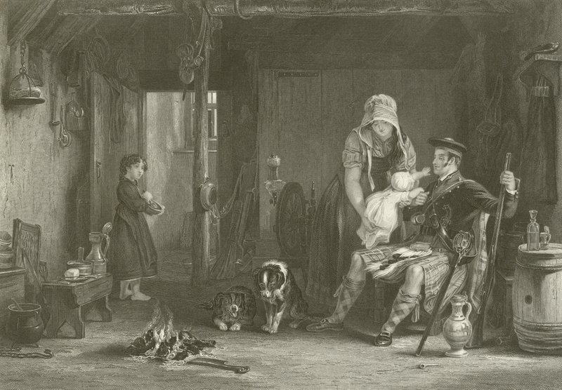 Högländarens återkomst av David Wilkie