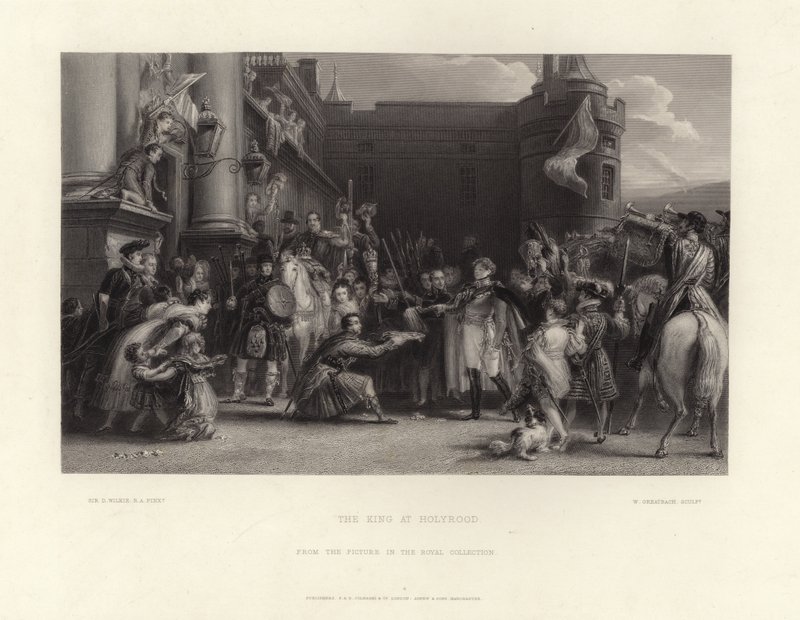 Kungen i Holyrood av David Wilkie