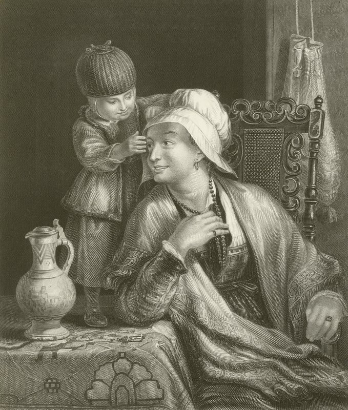 Modern och barnet av David Wilkie