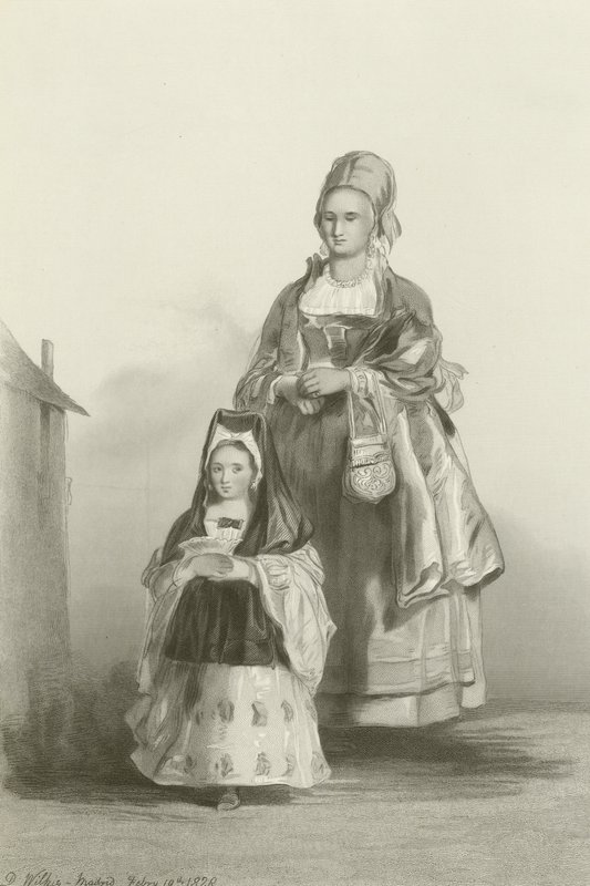 Senoritta och hennes sjuksköterska av David Wilkie