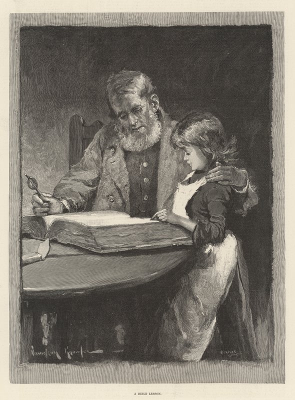 En bibellektion av Davidson Knowles