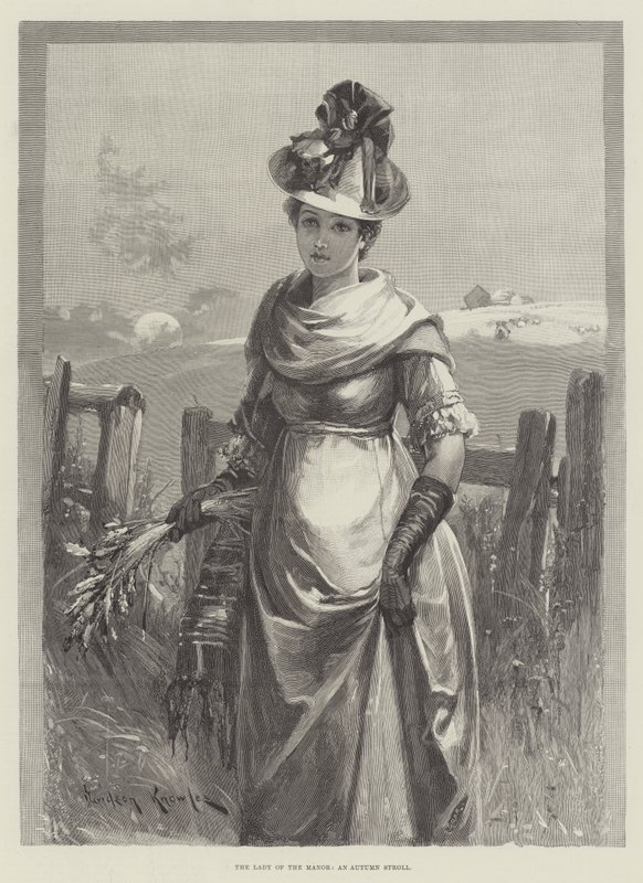 The Lady of the Manor, en höstpromenad av Davidson Knowles