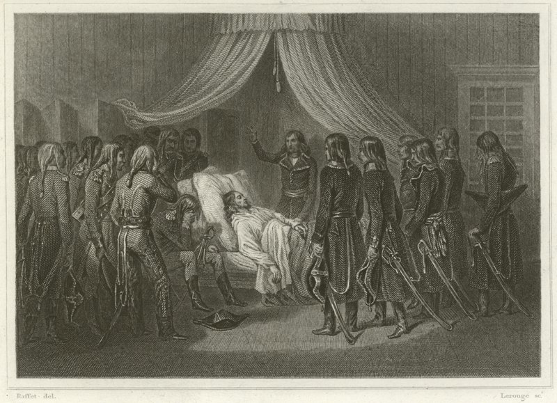General Hoches död av Denis Auguste Marie Raffet