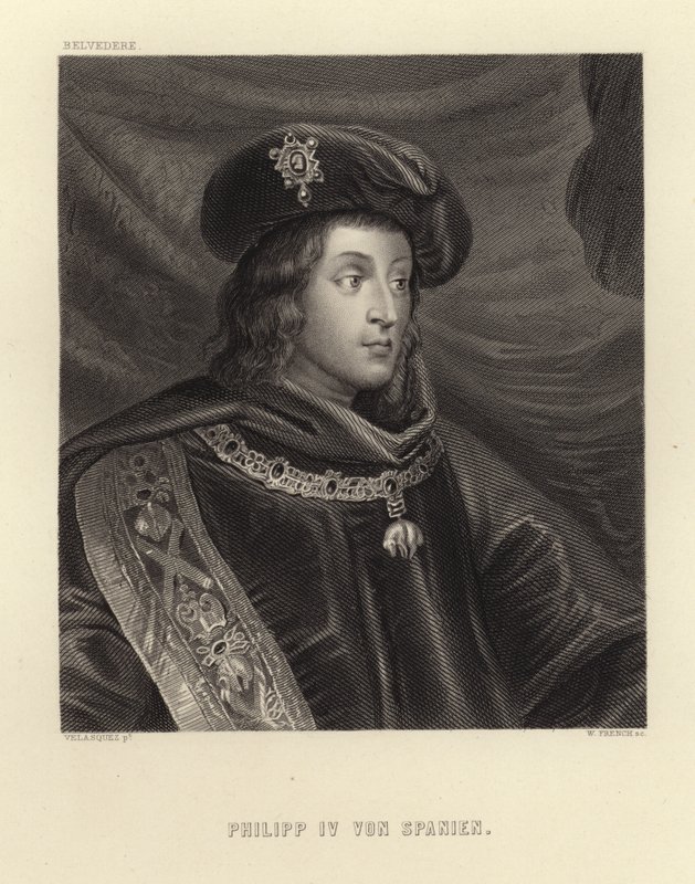 Filip IV av Spanien av Diego Velázquez
