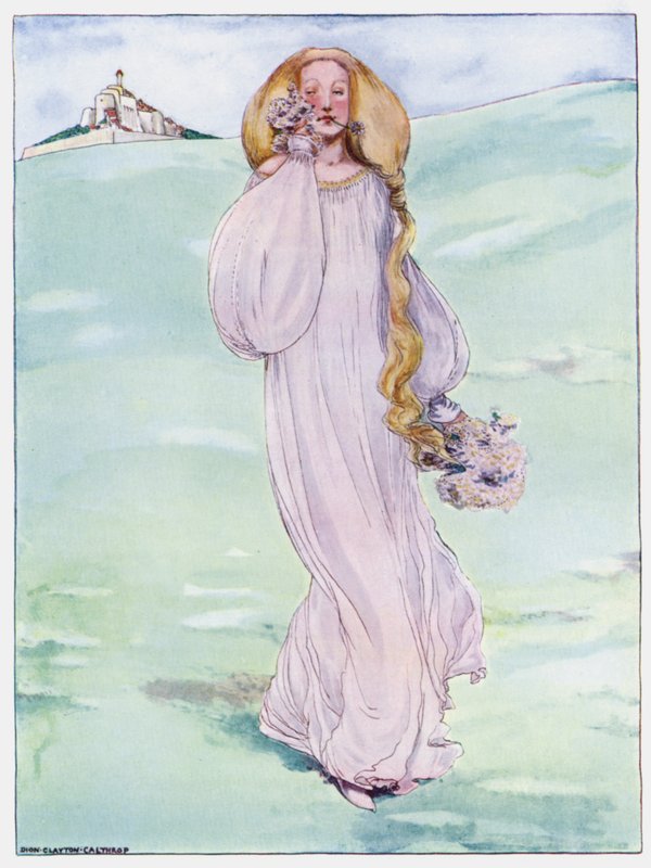 Prinsessan i Daisy Field av Dion Clayton Calthrop
