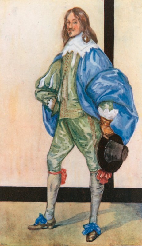 En man från Karl I:s tid 1625-1649 av Dion Clayton Calthrop