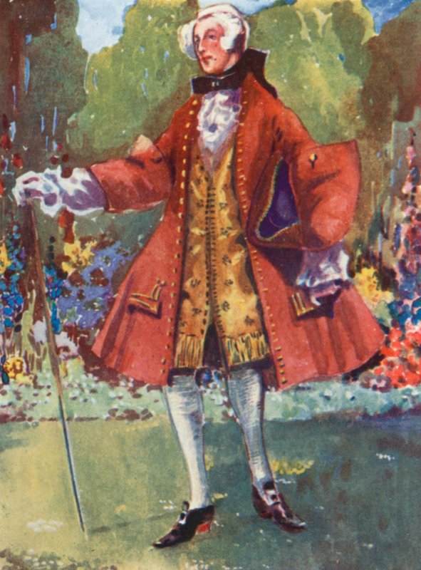 En man från George II:s tid 1727-1760 av Dion Clayton Calthrop