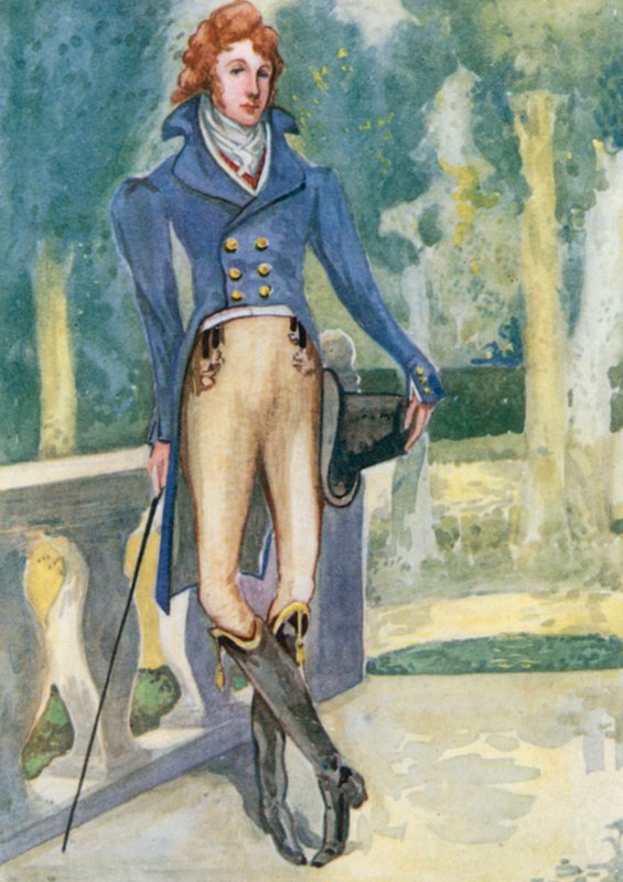 En man från George IV:s tid 1820-1830 av Dion Clayton Calthrop