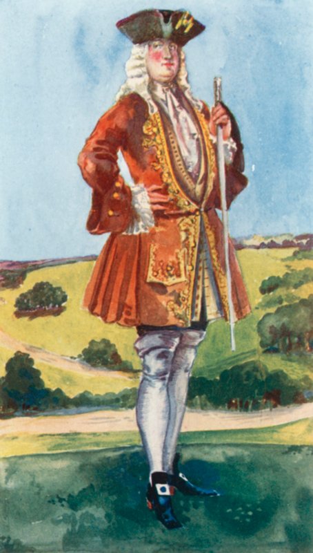 En man från George I:s tid 1714-1727 av Dion Clayton Calthrop