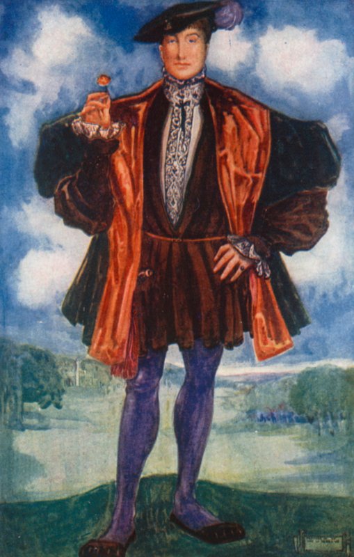 En man från Henrik VIII:s tid 1509-1547 av Dion Clayton Calthrop