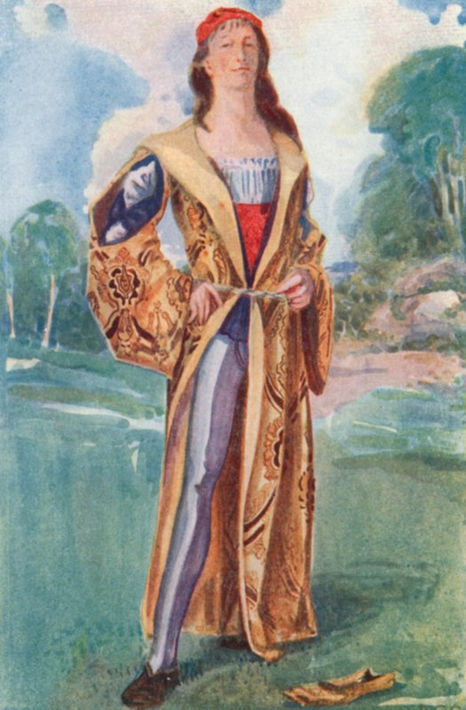 En man från Henrik VII:s tid 1485-1509 av Dion Clayton Calthrop