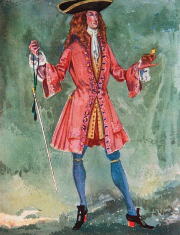 En man från drottning Annes tid 1702-1714 av Dion Clayton Calthrop