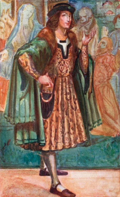 En man från Richard III:s tid 1483-1485 av Dion Clayton Calthrop