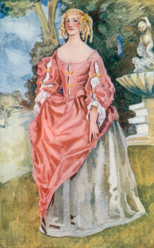 En kvinna från Karl II:s tid 1660-1685 av Dion Clayton Calthrop