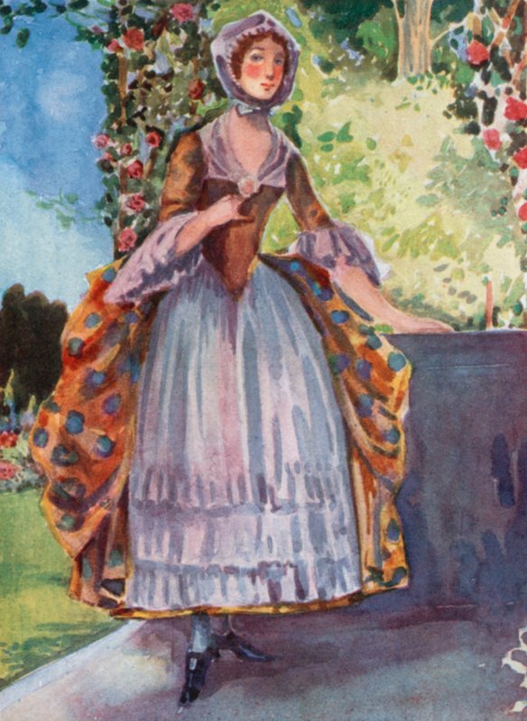 En kvinna från George II:s tid 1727-1760 av Dion Clayton Calthrop