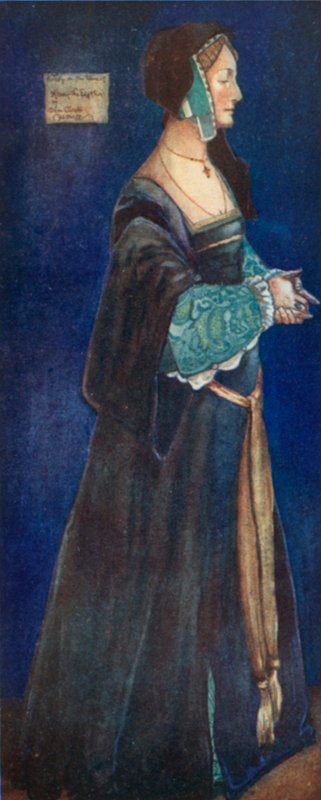En kvinna från Henrik VIII:s tid 1509-1547 av Dion Clayton Calthrop