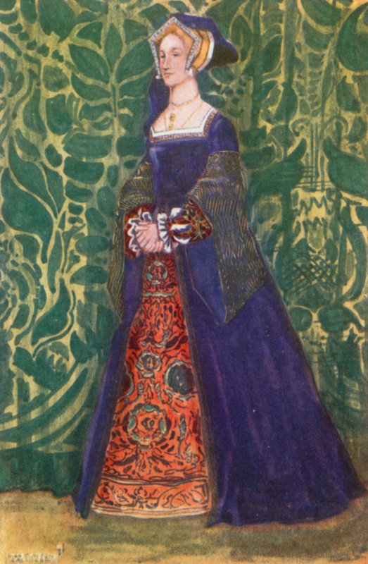 En kvinna från Henrik VIII:s tid 1509-1547 av Dion Clayton Calthrop