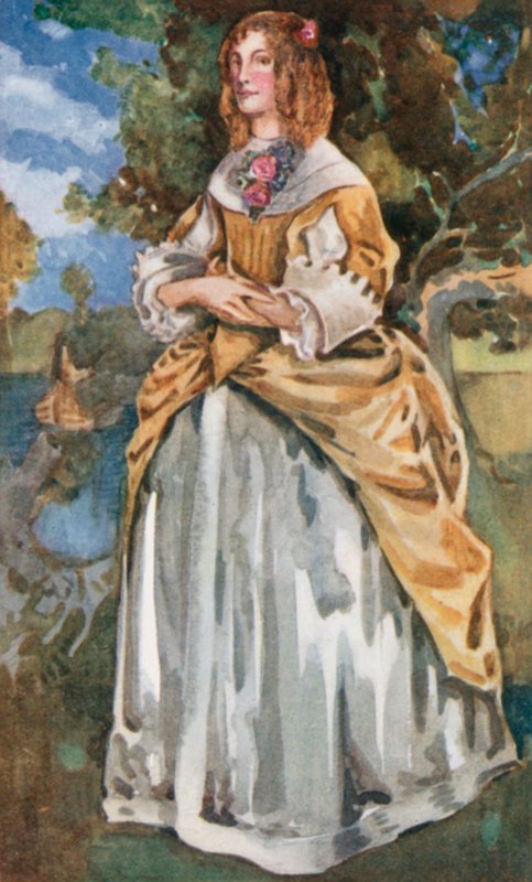 En kvinna från Jakob II:s tid 1685-1689 av Dion Clayton Calthrop