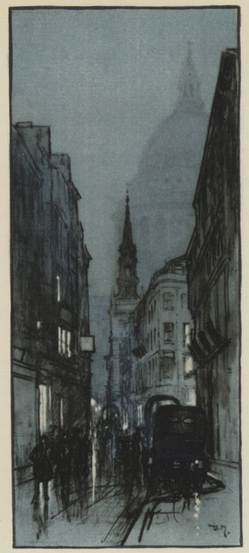 St Pauls Cathedral, från Watling Street av Donald Maxwell