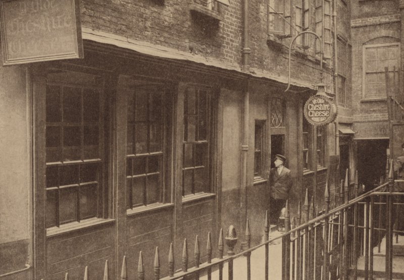 Ye Olde Cheshire Cheese Pub (s/v foto) av Donald McLeish