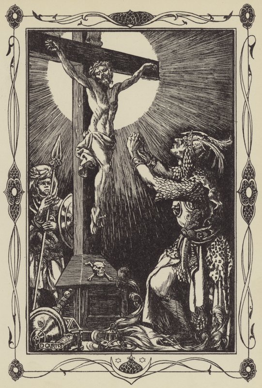 Sir Palamides omvandling av Dora Curtis