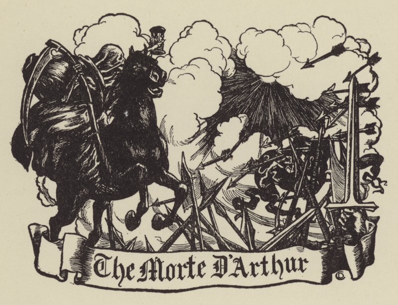Morte DArthur av Dora Curtis