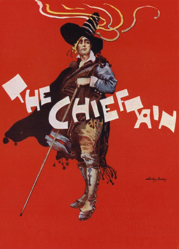 The Chieftain, design för en teateraffisch producerad för D