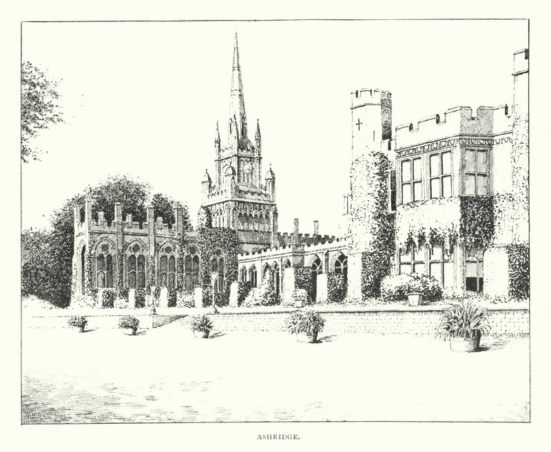 Ashridge (litografi) av Duncan Moul