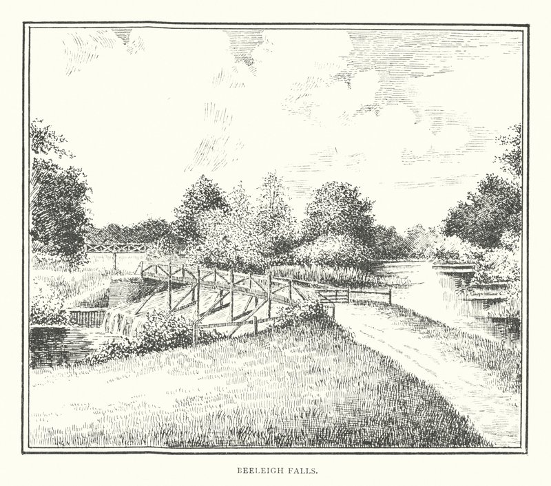 Beeleigh Falls (litografi) av Duncan Moul