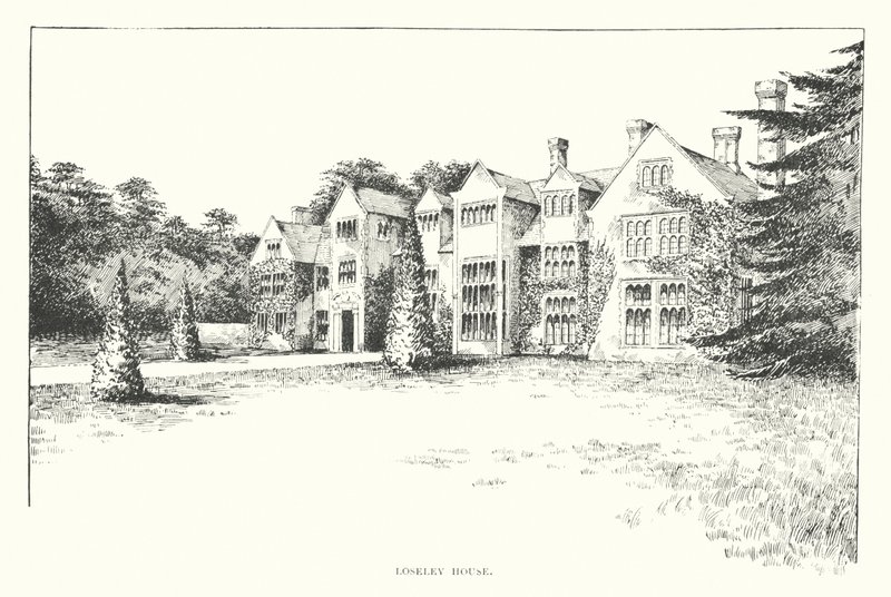 Loseley House (litografi) av Duncan Moul