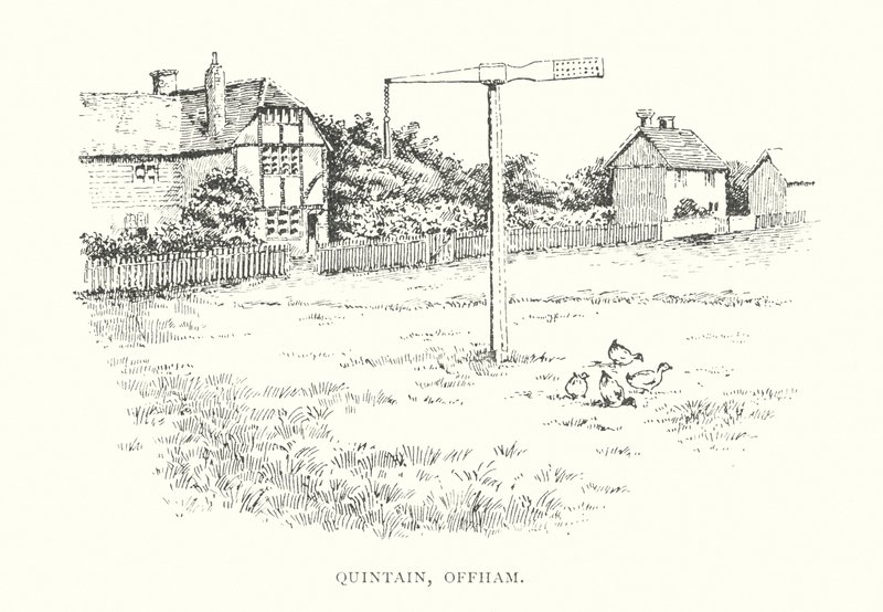 Quintain, Offham (litografi) av Duncan Moul