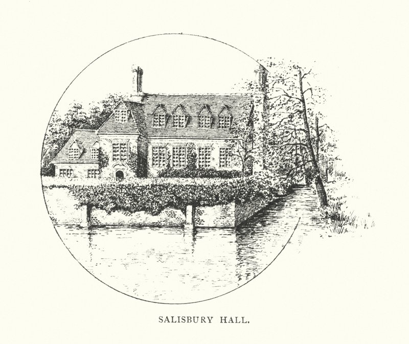 Salisbury Hall (litografi) av Duncan Moul