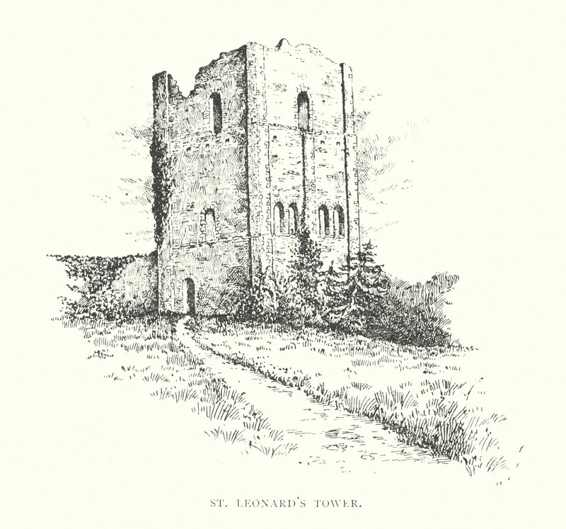 St Leonards torn (litografi) av Duncan Moul