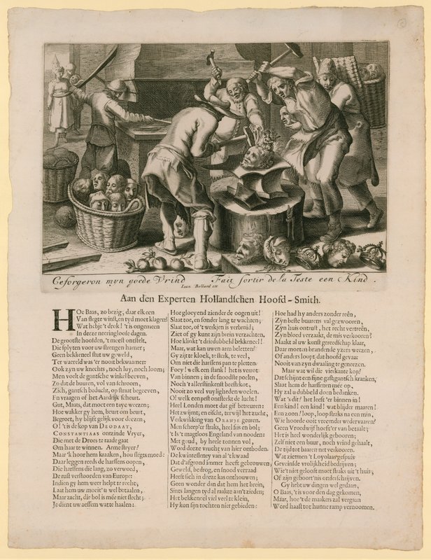 Ceforgeron myn goede vrind. Karikatyr angående den engelska tronföljden, 1688-89 av Dutch School