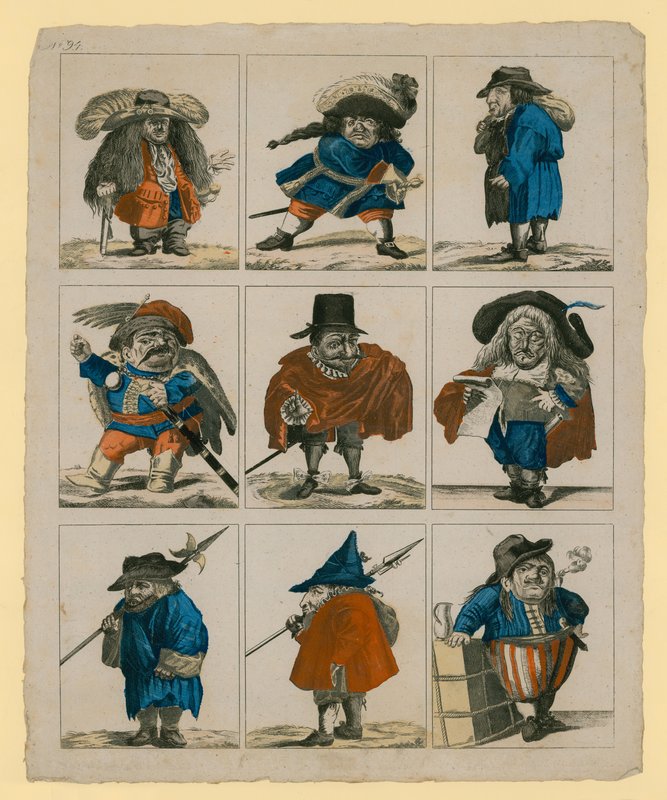 holländska dvärgar av Dutch School