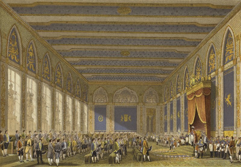 Öppnandet av generalstaterna, Bryssel, 1815 av Dutch School