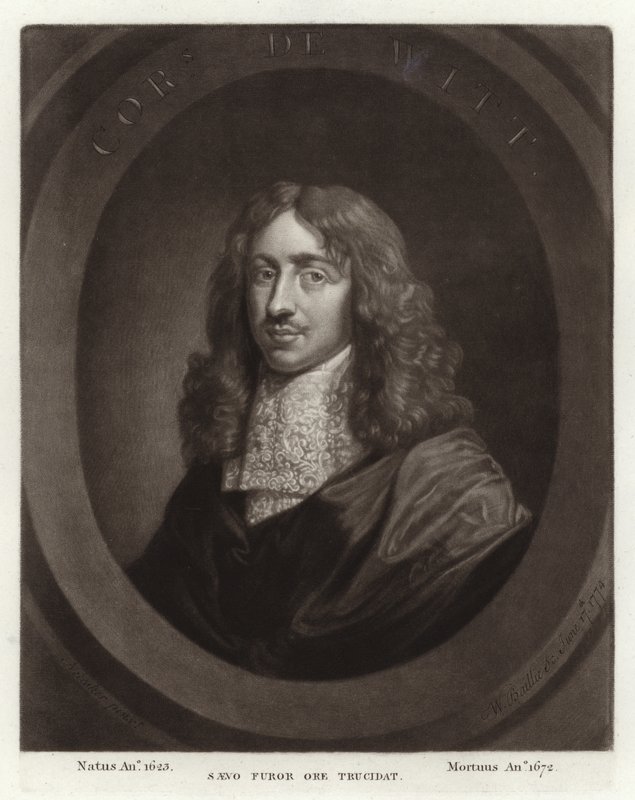 Porträtt av Cornelis de Witt av Dutch School
