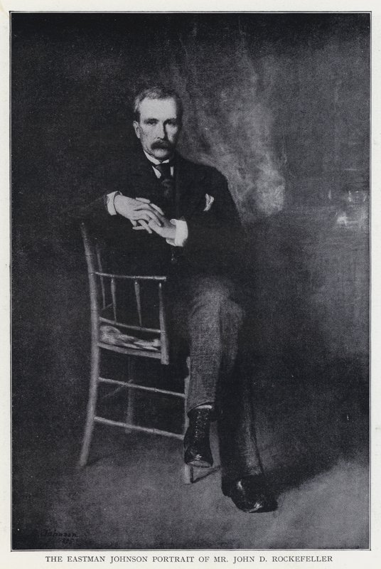 Eastman Johnson-porträttet av John D Rockefeller av Eastman after Johnson