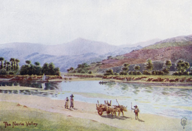 Norra Spanien: Naviadalen (färg litho) av Edgar T. A. Wigram